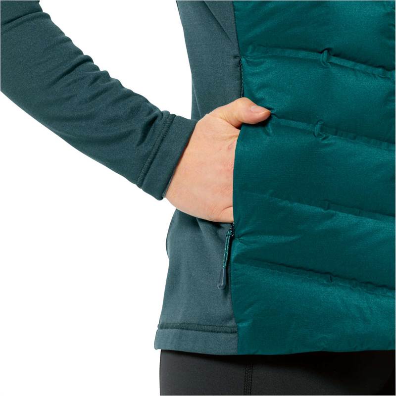 Jack Wolfskin Womens Tasman Down Hybrid Fleece Jacket-2